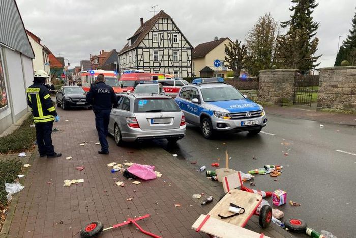 Police in the Germany town of Volkmarsen said it was too soon to say whether it was a deliberate act