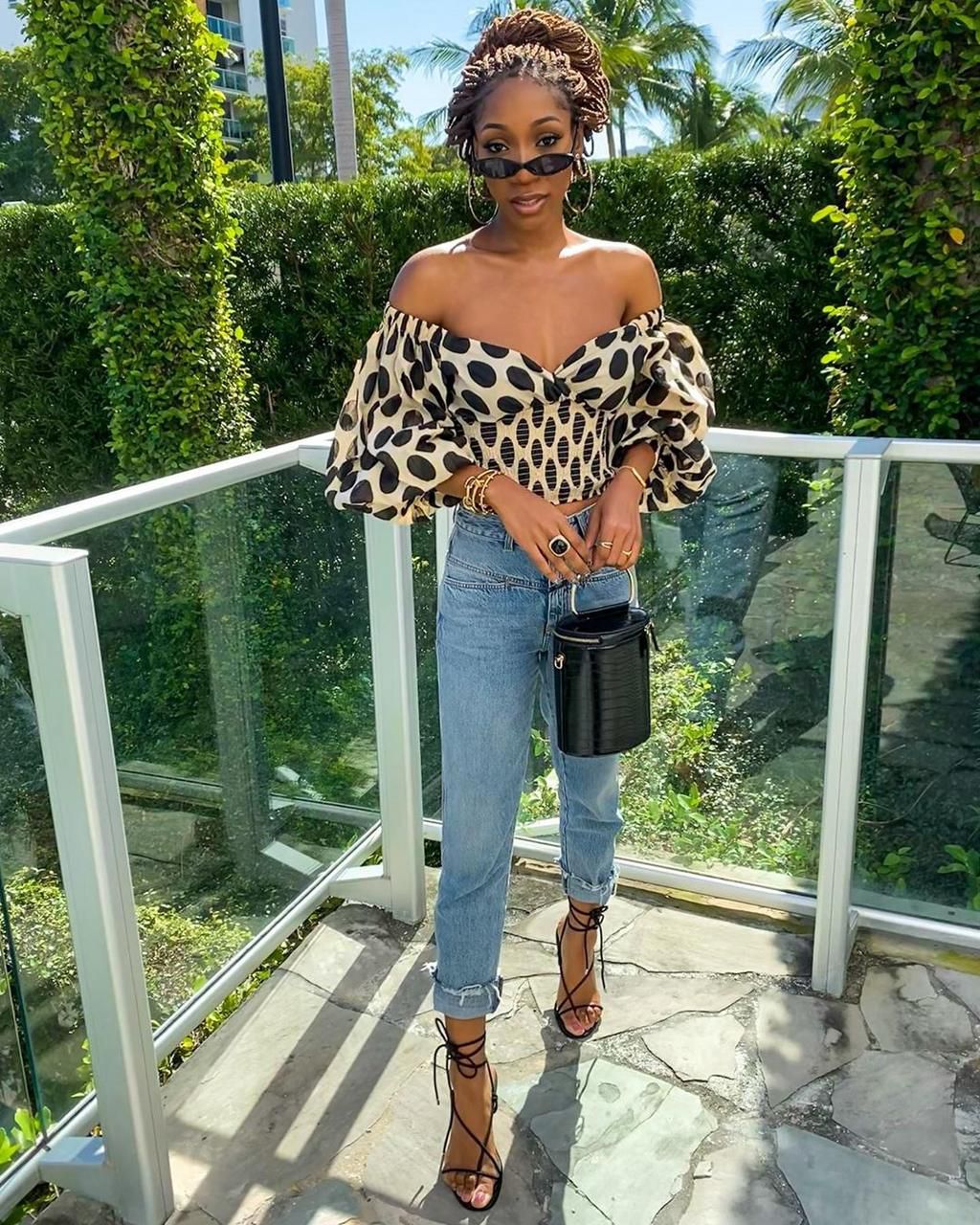 Chinyere Adogu stuns in polka dot [Instagram: the_real_chi]