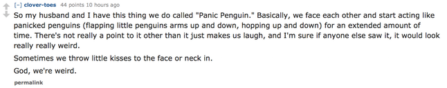 Some funny things couples do that end up freshening the relationships