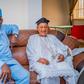 Governor Kayode Fayemi of Ekiti State pays a visit to the Alaafin of Oyo, Oba Lamidi Adeyemi (Ekiti State Govt)