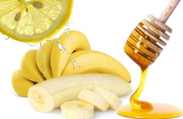 Banana, lemon and honey