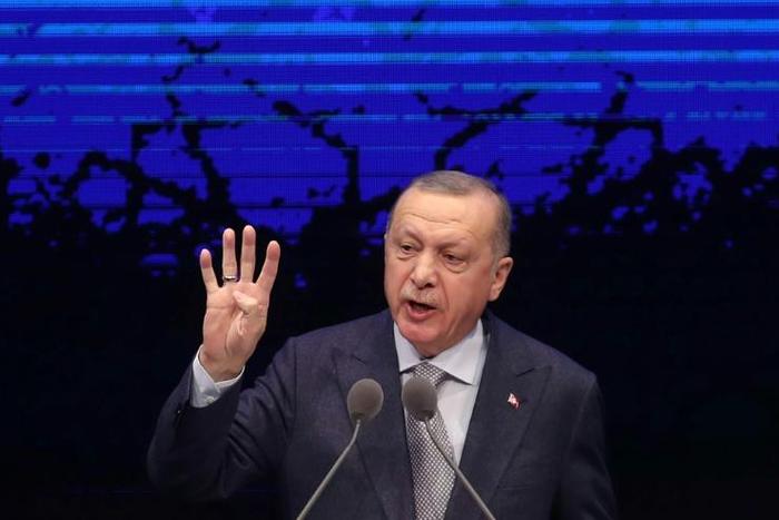 Erdogan said peace efforts  after the January ceasefire 'should not be sacrificed to the ambitions of blood and chaos merchants'