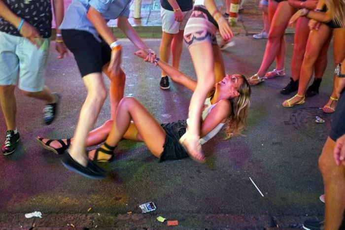 The Magaluf holiday resort has gained a reputation for heavy drinking among young tourists from Britain and elsewhere