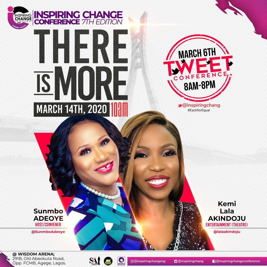 What to expect at the upcoming most anticipated inspiring change Twitter Conference 2020; panelists unveiled