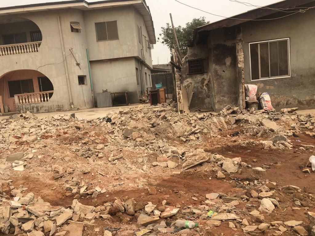 Katangowa Market demolition