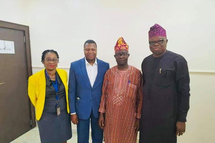 L-R: Mrs. Oritsetserundede Ajagbonna, Assistant Director, Consumer Affairs Bureau (CAB), Nigerian Communications Commission (NCC); Mr. Sunnie Omeiza-Michael, Head, Trade Promotion, Lagos Chamber of Commerce & Industry (LCCI); Mr. Ismail Adedigba, Ag. H...