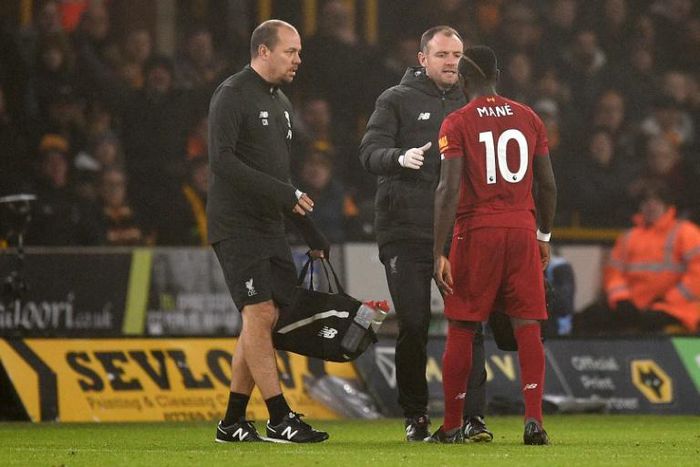 Liverpool lost Sadio Mane to injury in the first half