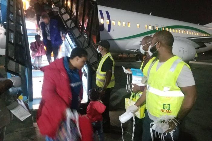 NEMA receives 161 Nigerians from Libya. [NAN]
