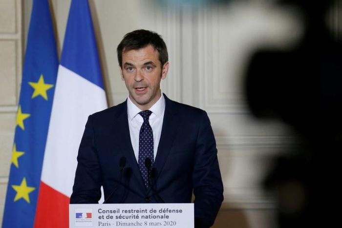 French Health Minister Olivier Veran confirmed the ban but said officials would issue a list of events considered 'useful to national life'