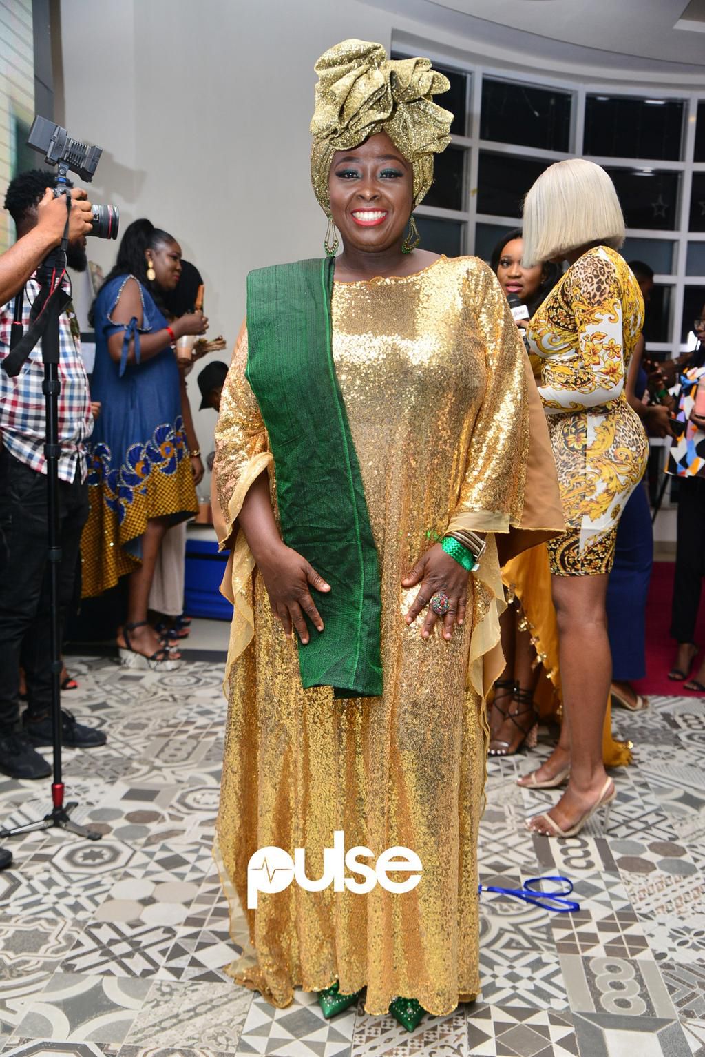 Popular OAP, Lolo at the premiere of the 'Legend OAF Inikpi' [PULSE]
