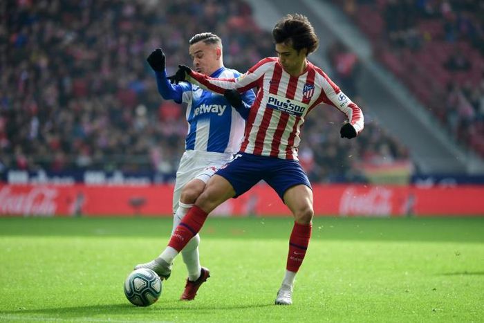 Joao Felix (right) sustained an injury in his right leg during Atletico Madrid's goalless draw with Leganes on Saturday.