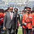 Mutharika at his inauguration last May -- his re-election has been annulled by the Constitutional Court because of voting irregularities
