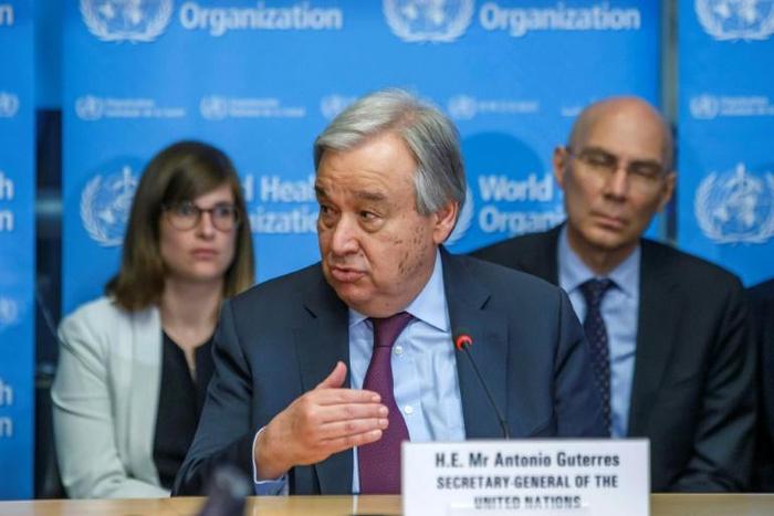 UN chief Antonio Guterres has ordered many staff to stay home