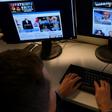 AFP journalist looks at sites that are part of Christopher Blair's "America's Last Line of Defense" network which runs eight websites and five Facebook pages