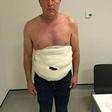 Jeffrey Lendrum was found to be wearing a body belt  of bandages concealing eggs from vultures, falcons and kites as well as two newly-hatched African fishing eagles chicks

His body belt was designed to "brood" his stash so the chicks would not die be...