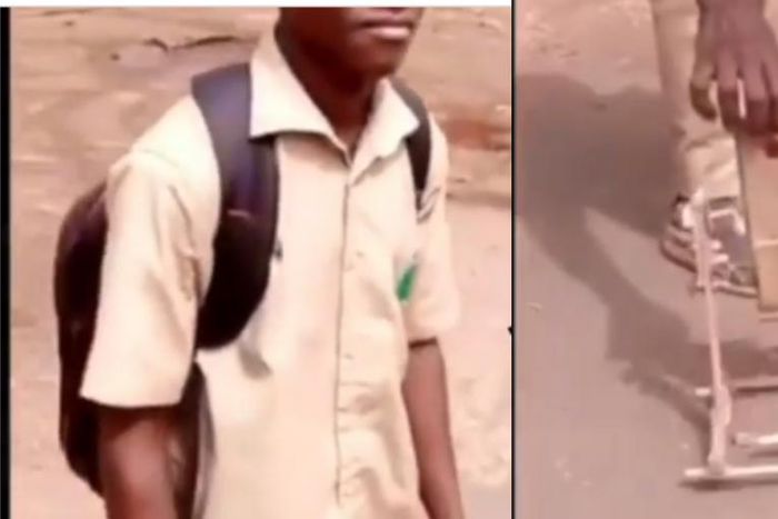 Talented schoolboy creates a wooden robot that does amazing things (video)