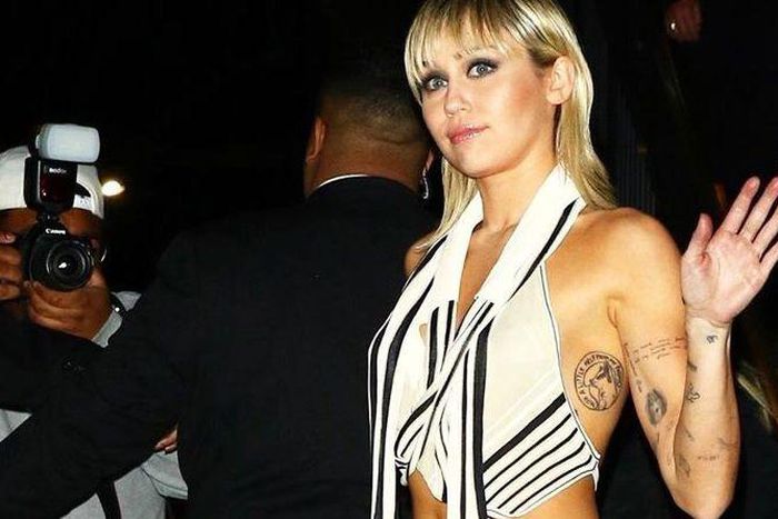 Miley Cyrus Just Called Out Her Own Nip Slip