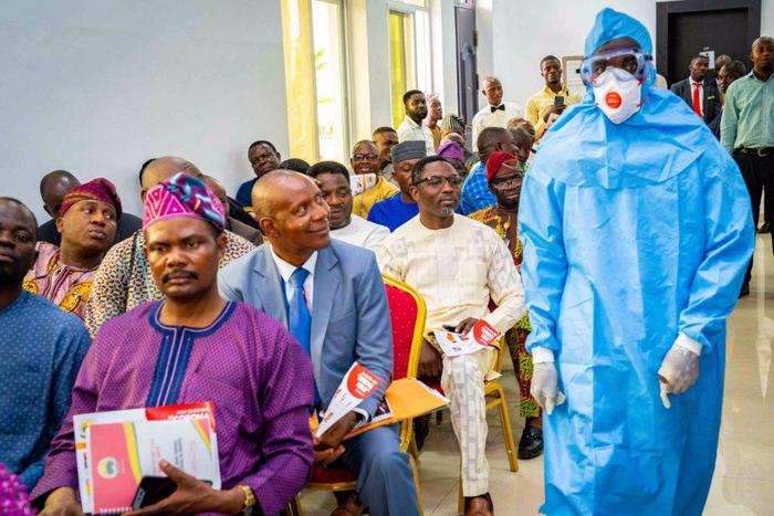 Coronavirus: Ogun govt. launches mobile app for health workers. [Twitter/@Kfayemi]