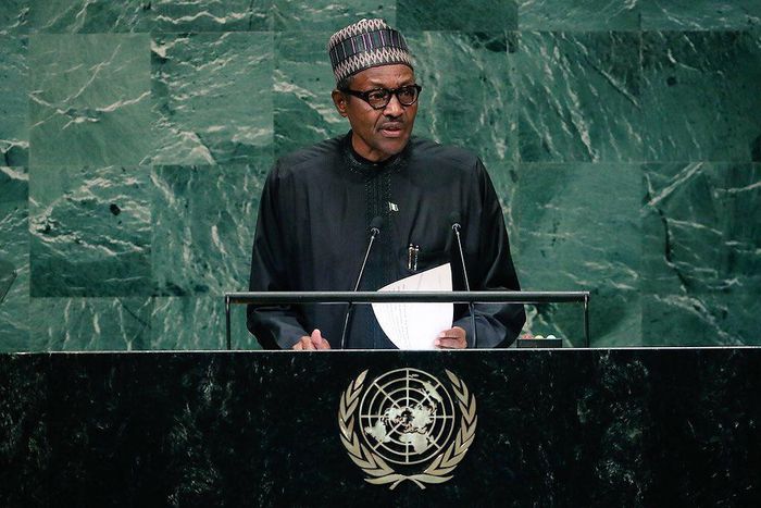 President Muhammadu Buhari [Twitter/@BashirAhmaad]