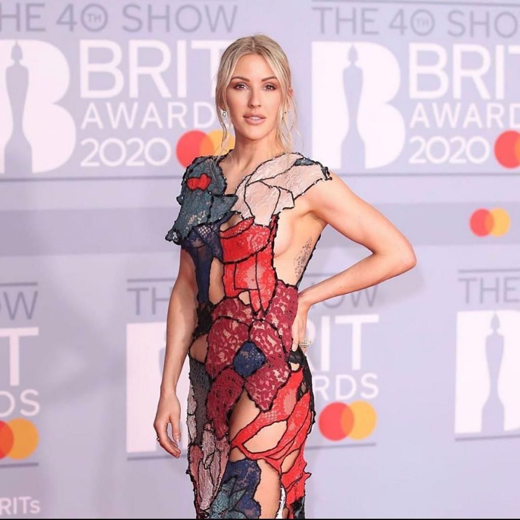 Ellie Goulding at the 40th BRIT Awards Red Carpet [Getty Images]