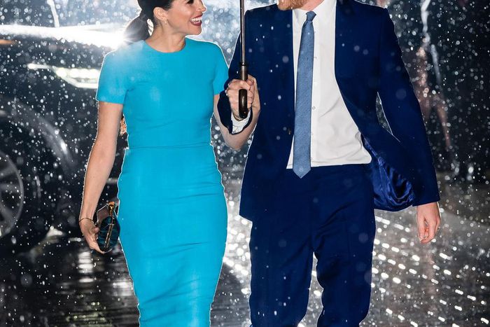 Meghan and Harry made it easy for the paparazzi to get some of the best angles of photos ever- trust us when we say the couple looked like movie stars from a yet to be released movie. [TownAndCountry]