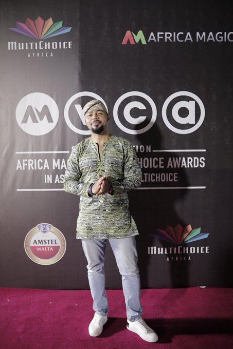 Ramsey Nouah  at the 2020 AMVCA nominee cocktail party [Afriac Magic TV]
