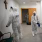 troops had carried out deep-clean operations in more than 100 hospital, 16 prisons and 1,083 old people's homes. 