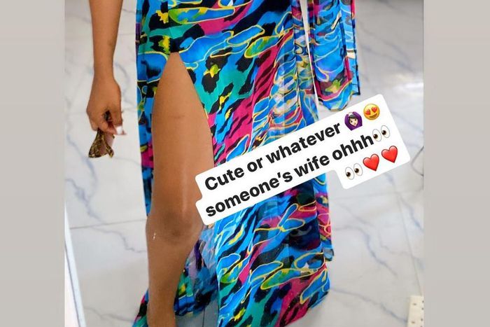 Sharon Ooja rocking prints fiercely [Instagram: Sharon Ooja]