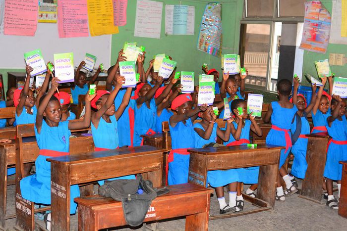 Cross Section of Students at  Dettol's School Hygiene Program