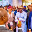 Lagos Gov Sanwo-Olu and Health Commissioner Abayomi at the 9th edition of Medic West Africa Conference on October 9, 2019 (Twitter: @Jidesanwoolu)