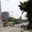 Signs displayed to reinforce a ban on motorbike taxis and motorised rickshaws, known locally as 'okadas' and 'kekes' which has sparked uproar in the Nigerian commercial capital Lagos