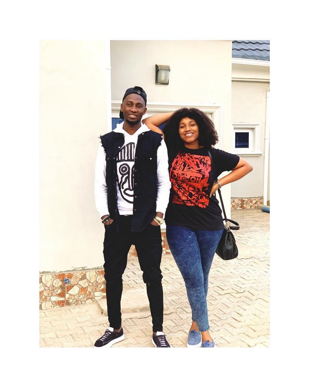 Wilfred Ndidi and girlfriend Fortunate (Instragram/Wilfred Ndidi)