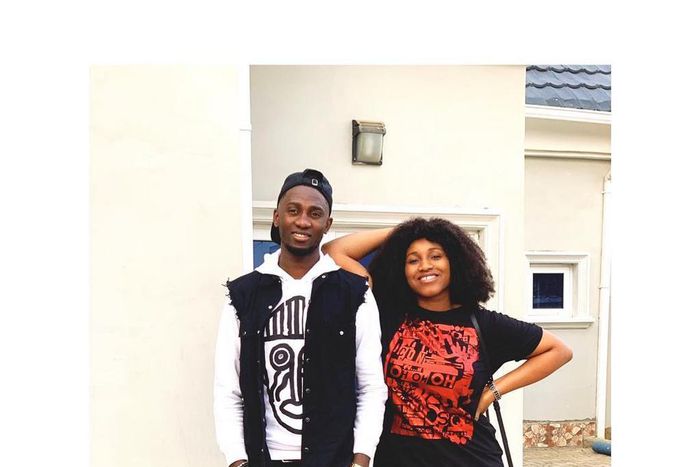 Wilfred Ndidi and girlfriend Fortunate (Instragram/Wilfred Ndidi)