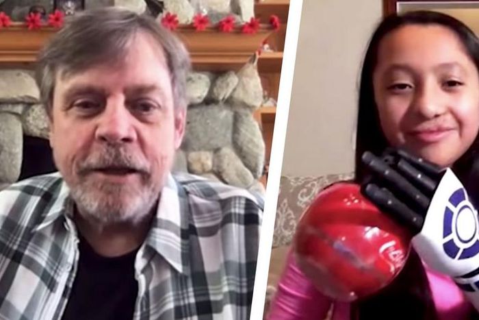 Watch Mark Hamill's Reaction to Bionic Arm