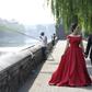 A couple pose for pre-wedding pictures at the north gate of the Palace Museum in Beijing