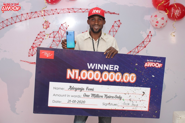 1 million naira richer – itel Mobile rewards customers in Awoof Promo