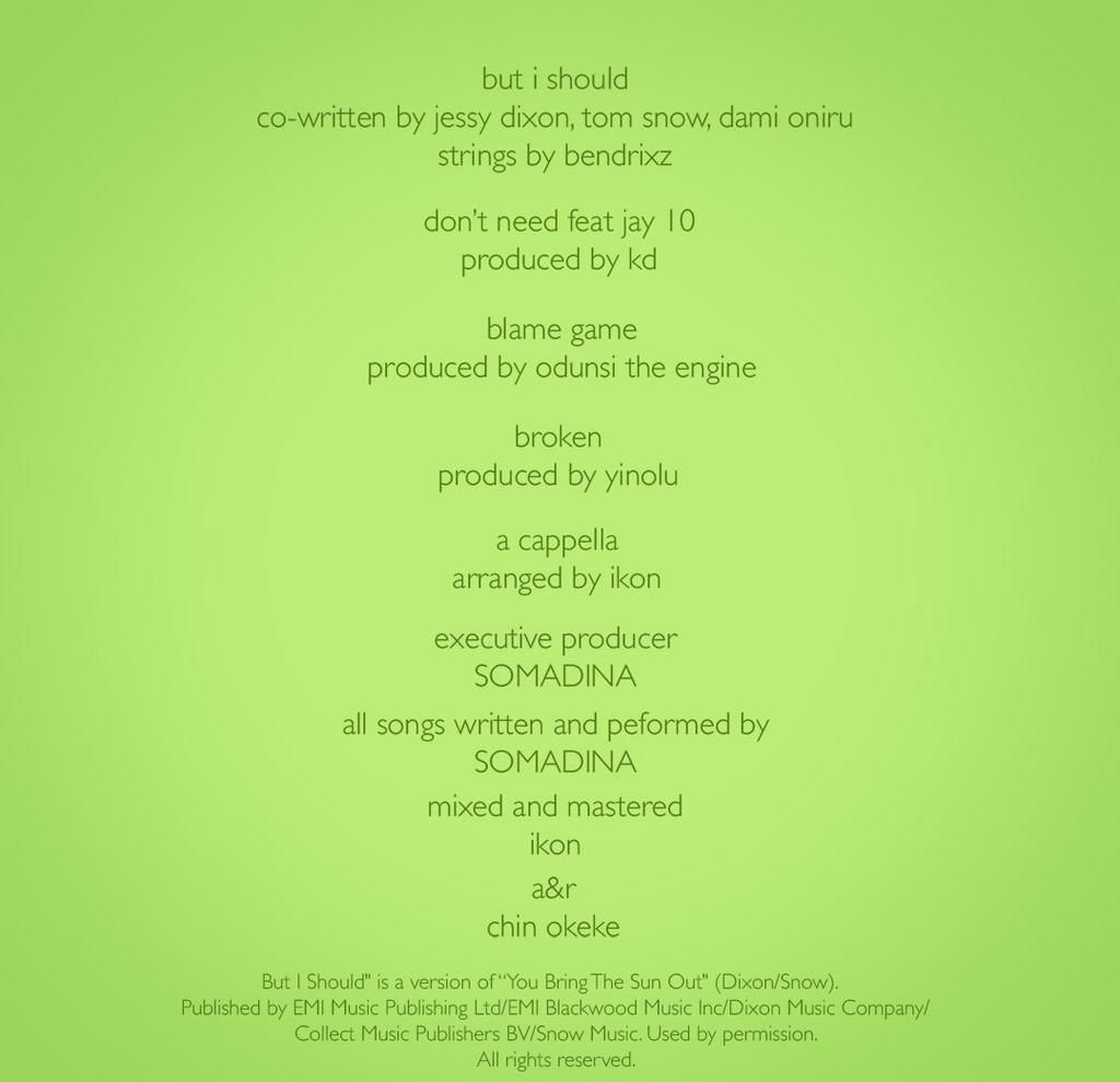 'Five Stages' is SOMADINA's diary of a journey to healing and meaning. (Twitter/S0madina)