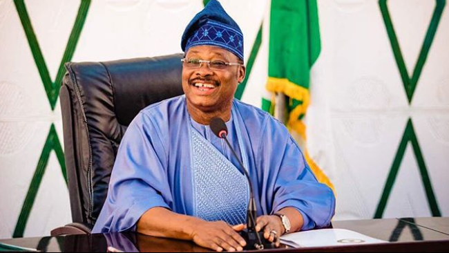 Former Gov. Abiola Ajimobi, the APC Deputy National Chairman (South). [The Nation]