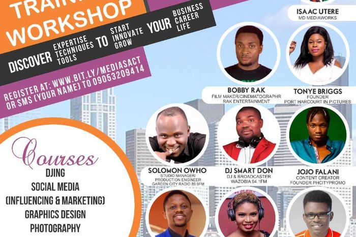 Media's Act: Skills training in the city of Port Harcourt and it is for free