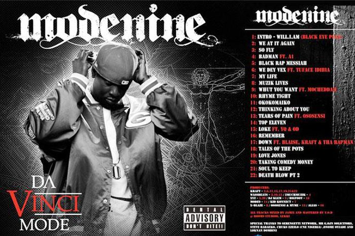 Modenine's 'Da Vinci Mode' clocks 10: Rapper breaks down tracks, the missing Davido production, his illness and more. (360Nobs)