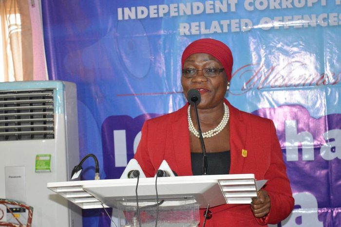 Mrs Rasheedat Okoduwa, spokesperson of the Independent Corrupt Practices and Other Related Offences Commission (ICPC). [nationalwire]