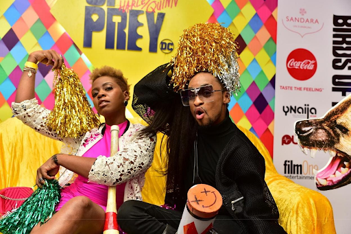 Idia Aisien, Ify Okoye, Denrele Edun, Lynxx and Timini all glammed up for Birds of Prey premiere at Filmhouse Cinemas, Landmark