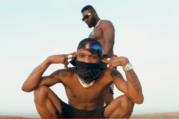 Wizkid and Blaq Jerzee visit the desert for 'Arizona' video. (YouTube/BlaqJerzeeVEVO)