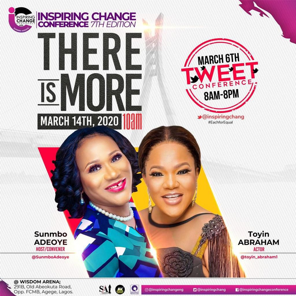 What to expect at the upcoming most anticipated inspiring change Twitter Conference 2020; panelists unveiled