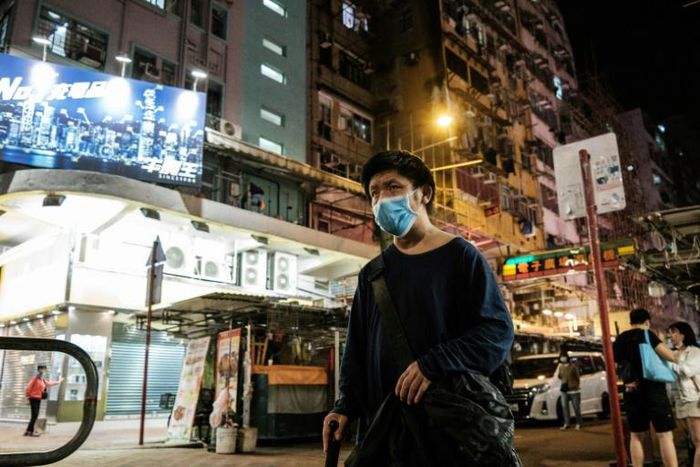 Leung Ping-kuen, who is virtually blind and usually sleeps in a 24-hour McDonald's, now finds himself on the streets because of the coronavirus