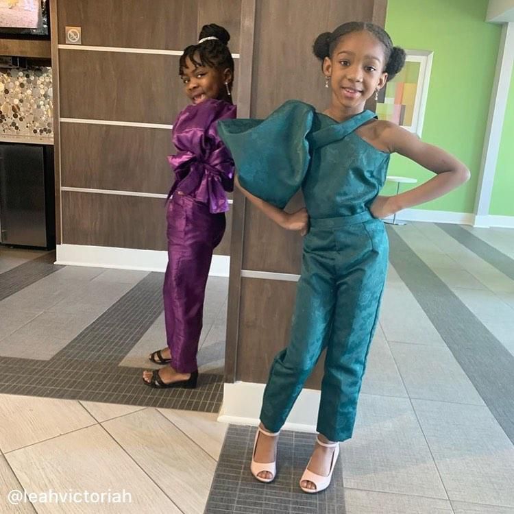 Young queens recreate Chimamanda and Lupita looks [Instagram: chimamanda_adichie]