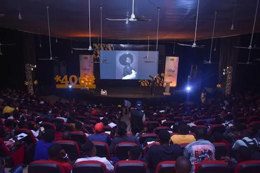 Students listening to speakers during the Pulse Talk Series in UNIBEN