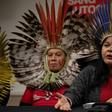 "Bolsonaro's dream is our nightmare, and it will be our extermination," said Sonia Guajajara (R) of the Brazilian Indigenous People's Assembly (APIB)