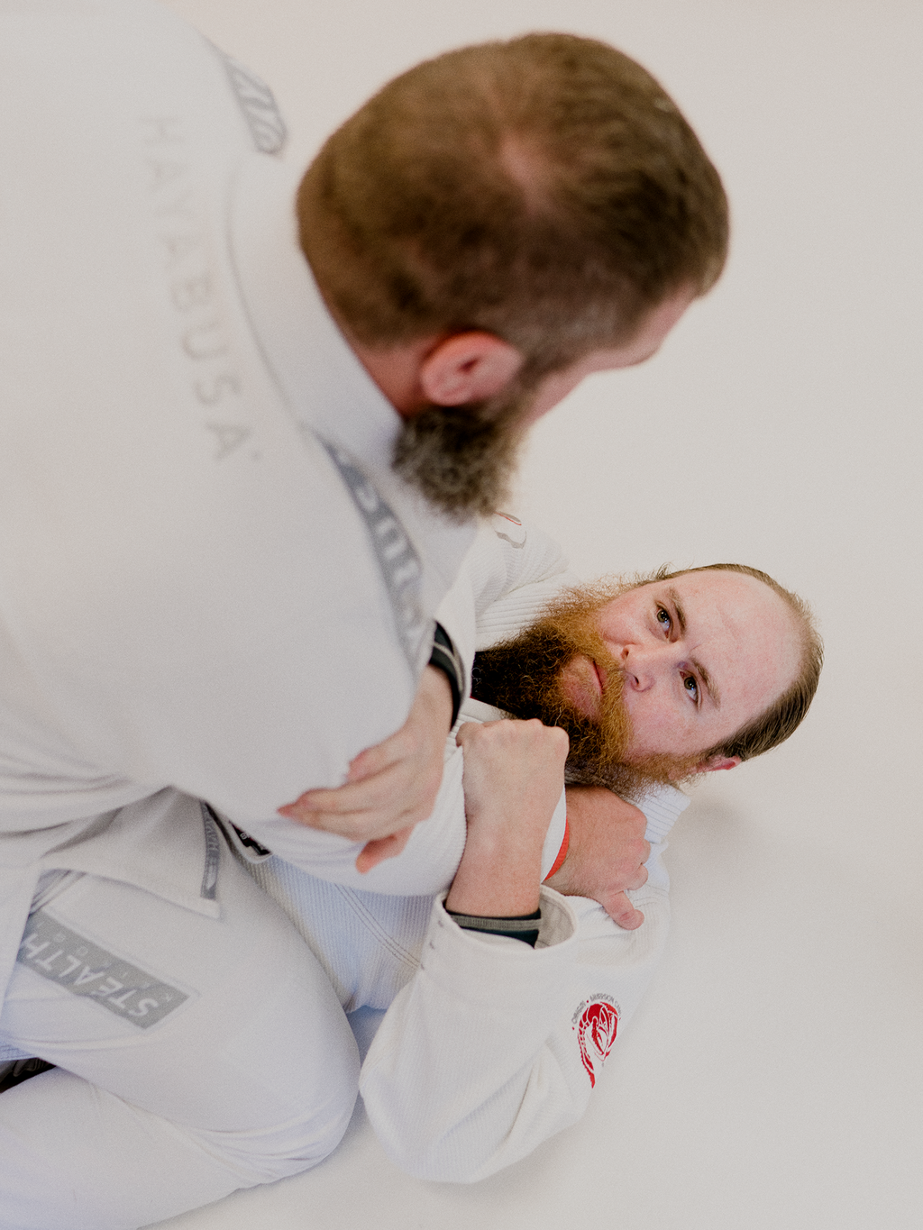 The author and another student focus on control.