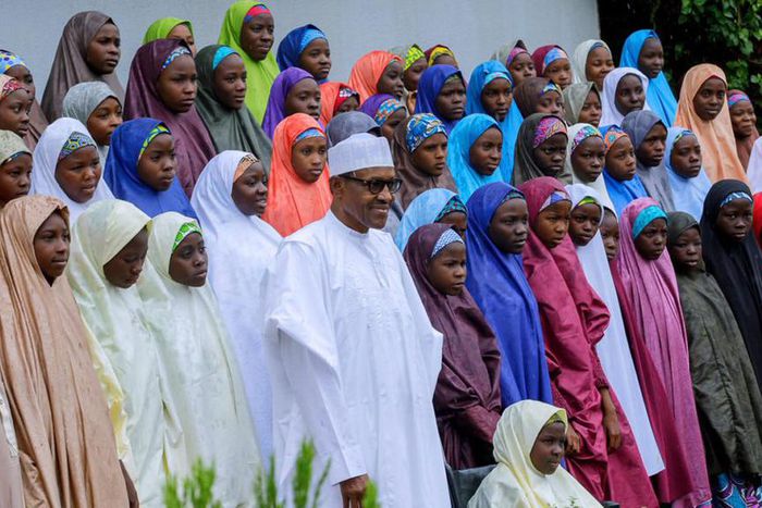 When President Buhari received 107 released Dapchi students (The Guardian Nigeria)